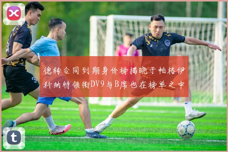 德转合同到期身价榜揭晓于帕格伊科纳特领衔DV9与B席也在榜单之中